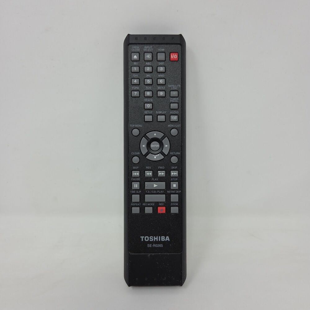 Toshiba SE-R0265 DVD Recorder Remote Control DKR10 DKR40 DKR40KU (SCW63)